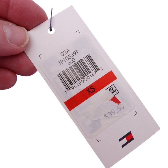 NWT Tommy Hilfiger Strappy Logo Band Sports Bra Sz XS Blue Low Impact Seamless - Picture 4 of 6